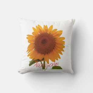 Prachtige zonnebloem kussen