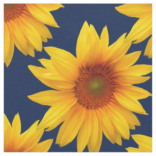 Prachtige zonnebloemen stof (Close Up)