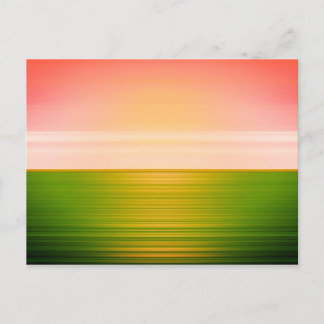 Prachtige zonnescherme Abstracte kunst op groen te Briefkaart