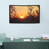 Prachtige zonsondergang Avond Home Indoor Spaces C Spandoek (Beurs)