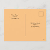 Prachtige zonsondergang boven de blauwe Atlantisch Feestdagenkaart (Achterkant)