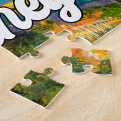 Prachtige zonsondergang boven Sydney, Australië Legpuzzel (Zijkant)