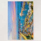 Prachtige zonsondergang boven Sydney, Australië Legpuzzel (Verticaal)