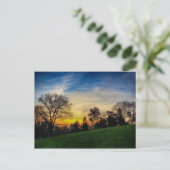 Prachtige zonsondergang in Central Park, NYC Briefkaart (Staand voorkant)