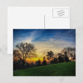 Prachtige zonsondergang in Central Park, NYC Briefkaart (Voorkant / Achterkant)