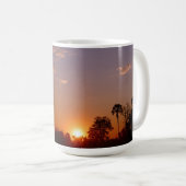 Prachtige zonsondergang  koffiemok (Voorkant rechts)