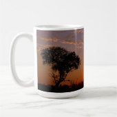 Prachtige zonsondergang  koffiemok (Links)