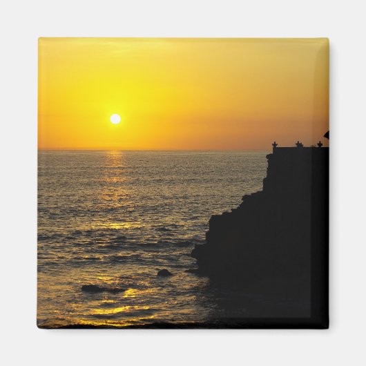 prachtige zonsondergang op Bali-eiland Magneet (Voorkant)