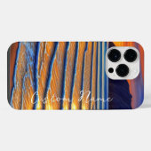 Prachtige zonsondergang op het strand iPhone hoesje (Achterkant horizontaal)