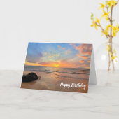 Prachtige zonsondergang op Maui Kaart (Gele Bloem)