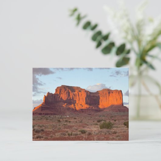 Prachtige zonsondergang shot van Monument Valley Briefkaart (Staand voorkant)