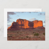 Prachtige zonsondergang shot van Monument Valley Briefkaart (Voorkant / Achterkant)