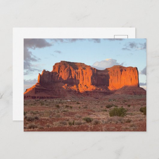 Prachtige zonsondergang shot van Monument Valley Briefkaart (Voorkant / Achterkant)