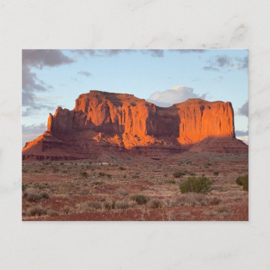 Prachtige zonsondergang shot van Monument Valley Briefkaart (Voorkant)