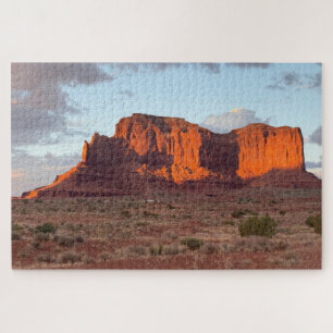 Prachtige zonsondergang shot van Monument Valley Legpuzzel