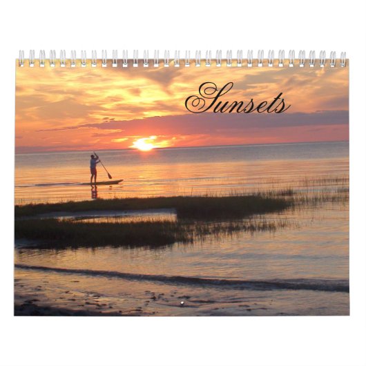 Prachtige Zonsondergangen Foto Kalender (Hoes)
