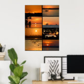 Prachtige zonsondergangen poster (Thuiskantoor)