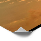 Prachtige zonsondergangen poster (Hoek)