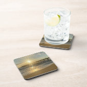 Prachtige zonsopgang bij Virginia Beach Pier - Sun Bier Onderzetter (Rechterzijde)