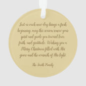 Prachtige zonsopgang bij Virginia Beach Pier - Sun Ornament (achterkant)