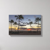 Prachtige zonsopgang canvas afdruk (Voorkant)