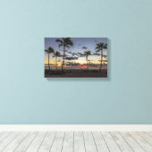 Prachtige zonsopgang canvas afdruk (Insitu (Houten vloer))