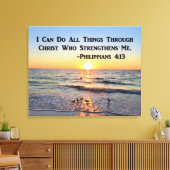 PRACHTIGE ZONSOPGANG FILIPPIANEN 4:13 CANVAS PRINT (Insitu (Woonkamer))