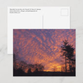 Prachtige zonsopgang met wolken Foto Briefkaart (Voorkant / Achterkant)