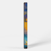 Prachtige zonsopgang over vijver iPhone hoesje (Rechterkant)