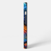 Prachtige zonsopgang over vijver iPhone hoesje (Linkerkant)