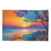 Prachtige zonsopgang over vijver kussensloop (Achterkant)