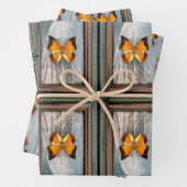 Prachtige zwart-Bordered Charaxes Butterfly V2 Inpakpapier Vel (In situ)