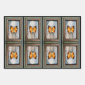 Prachtige zwart-Bordered Charaxes Butterfly V2 Inpakpapier Vel (Voorkant)