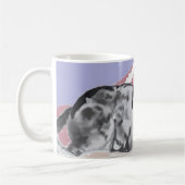 Prachtige zwart-witte Springer Spaniel Koffiemok (Links)