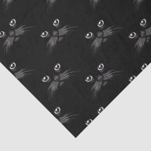 Prachtige, zwarte Cat Custom Cft Tissuepapier (Detail)