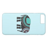 Prachtige zwarte  olifant, koel, uniek Case-Mate iPhone case (Achterkant (Horizontaal))