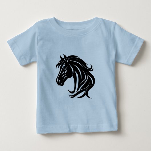 Prachtige Zwarte Paardenkop (Voorkant)