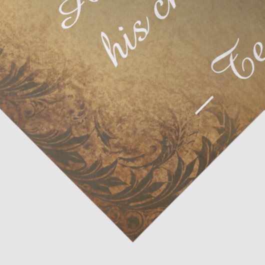 Prachtige zwarte paarse Inspirerend prijsopgave Tissuepapier (Detail)