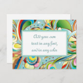 Prachtige zwembloemen (Voorkant / Achterkant)