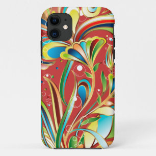 Prachtige zwembloemen iPhone 11 hoesje