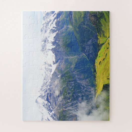 Prachtige Zwitserse alpen Legpuzzel (Verticaal)