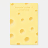 Prachtige Zwitserse kaas Fanciful Personful Post-it® Notes (Voorkant)