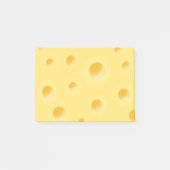 Prachtige Zwitserse kaaskaas Whimsical Bleek Gello Post-it® Notes (Voorkant)