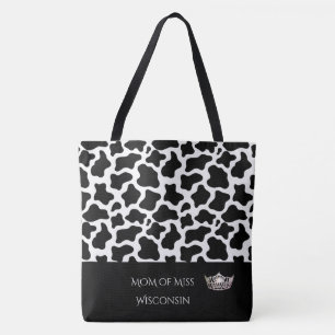 Prachtkroon Boodschappentas-Koeienprint Tote Bag