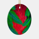 Prachtquetzal veerontwerp keramisch ornament (Rechts)