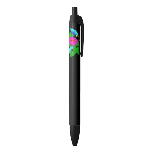 Prachtwinde Zwarte Inkt Pen (Achterkant (Verticaal))