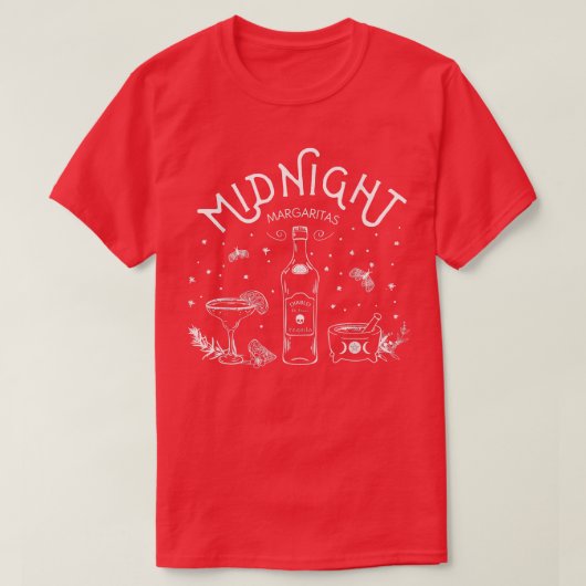 Practical Magic Midnight Margaritas Mannen Vint T-shirt (Design voorkant)