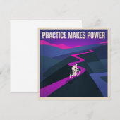 Practice Makes Power Kaart (Voorkant / Achterkant)