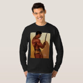 Practice More Arnis Kali Escrima by Artist Don Cas T-shirt (Voorkant volledig)