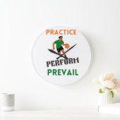 Practice. Perform. Prevail. Basketball Motivation  Grote Klok (Huis)